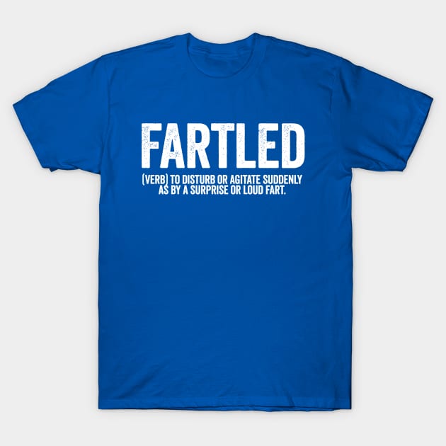 Fartled White T-Shirt by GuuuExperience